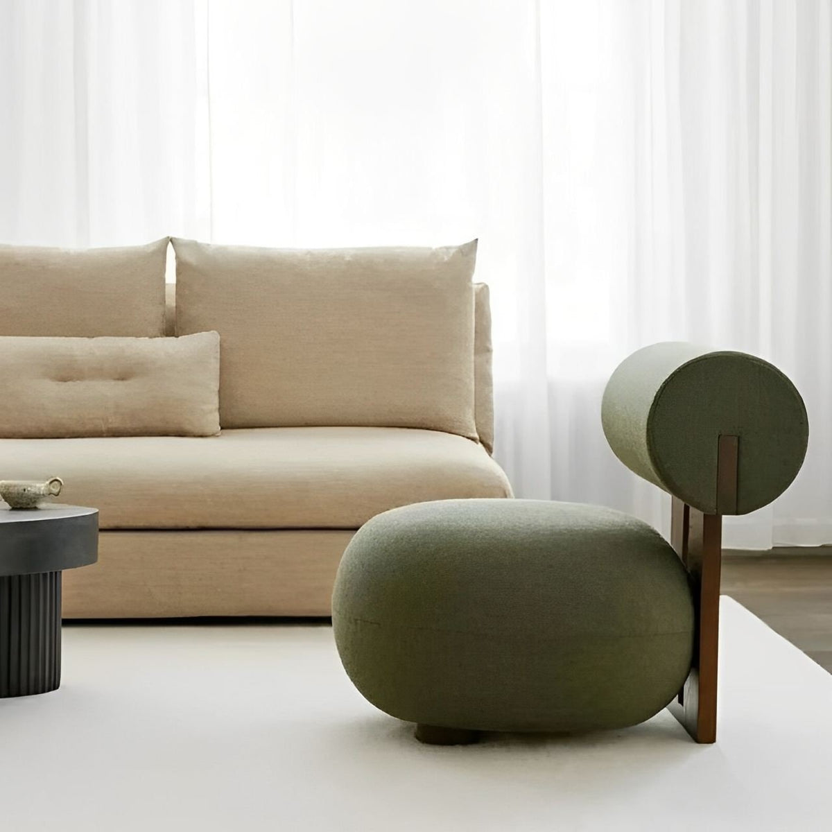 Pillow Swirl Soft Sculptural Comfort with Modern Charm, image 6