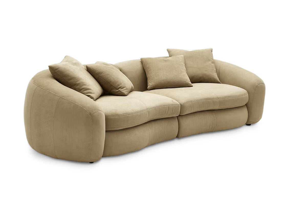 Verona Leather Sofa, image 3