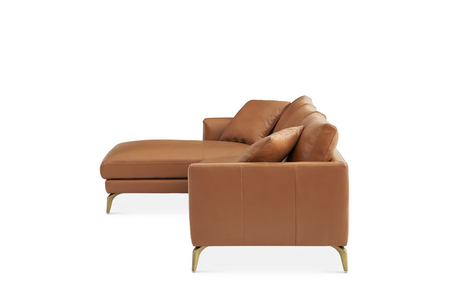 Sienna Chaise Leatherite Sofa, image 5