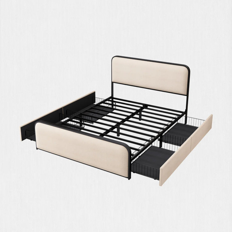 Upholstered Bed with Storage, image 3