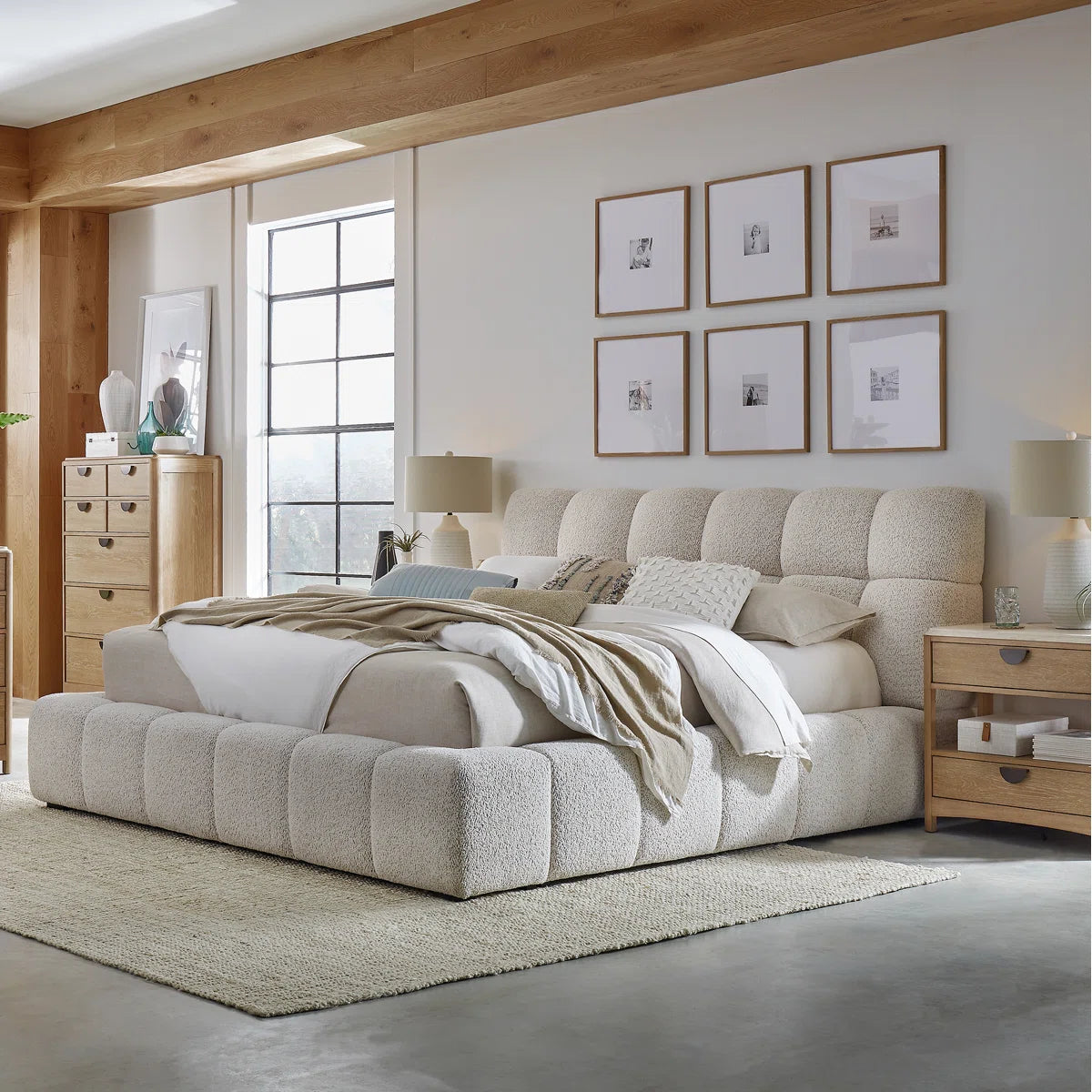 Pula Upholstered Platform Bed, image 2