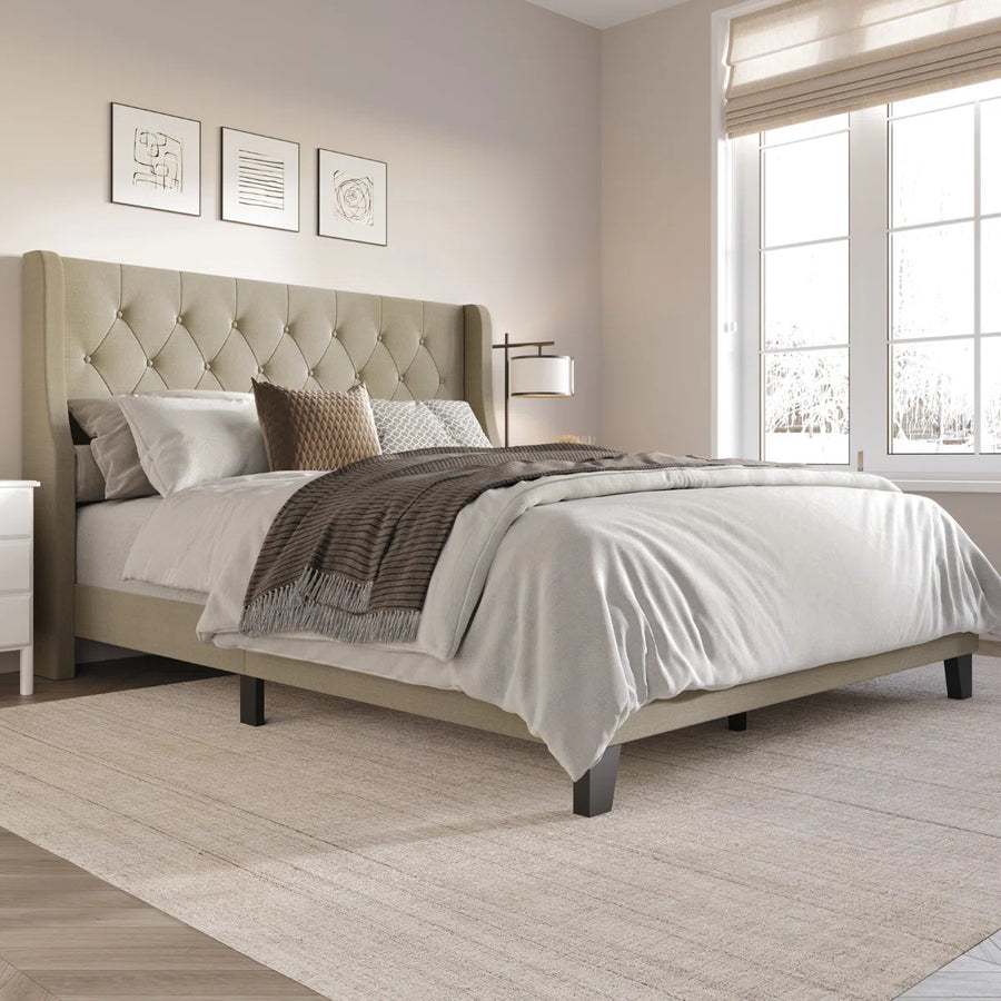 RegalWing Tufted Bed