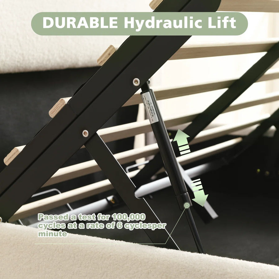 LiftLuxe Hydraulic Storage Bed, image 5