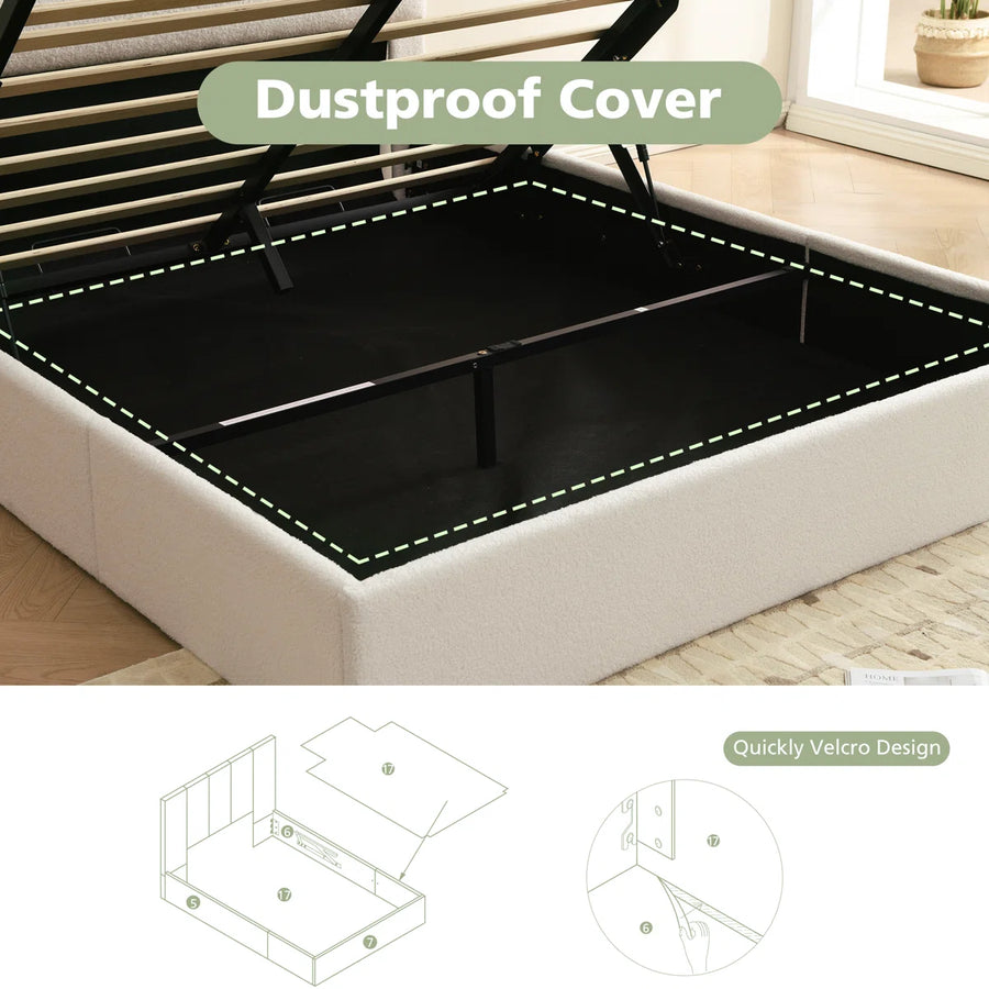 LiftLuxe Hydraulic Storage Bed, image 8
