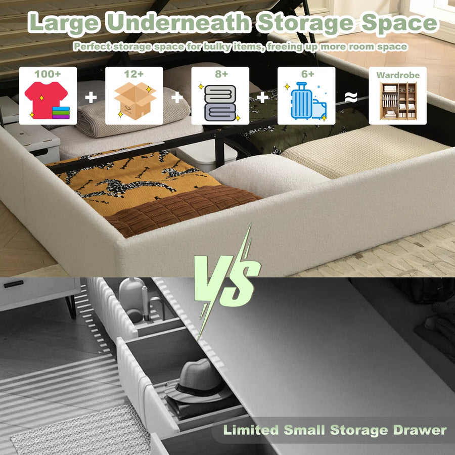 LiftLuxe Hydraulic Storage Bed, image 14