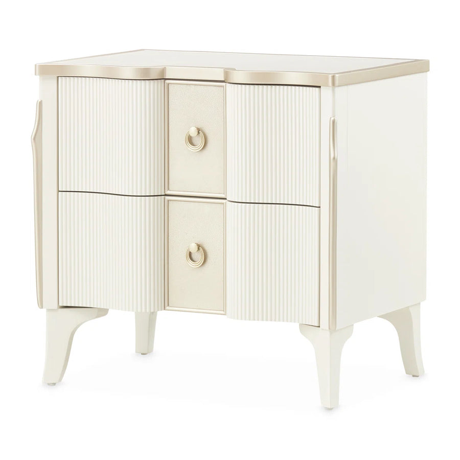 La Marisia Nightstand - Creamy Pearl