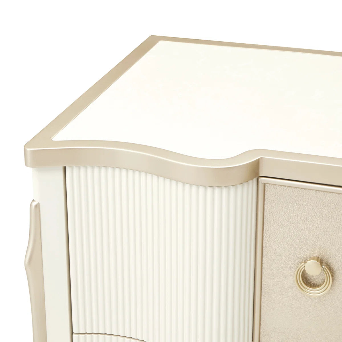 La Marisia Nightstand - Creamy Pearl, image 10