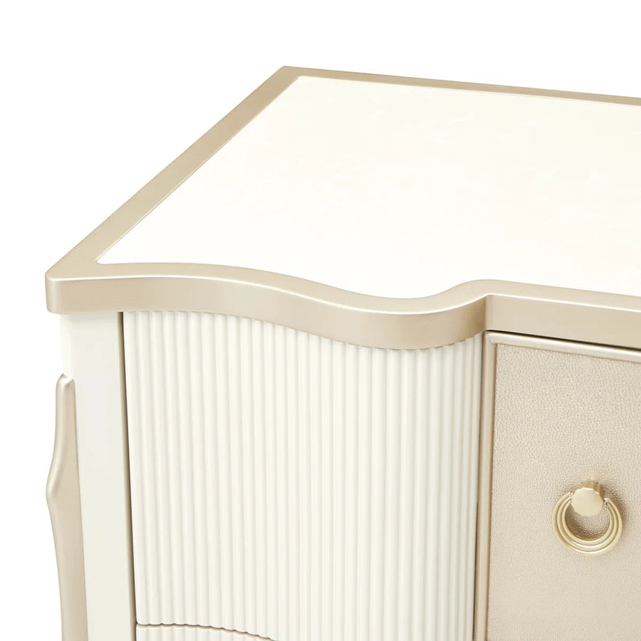 La Marisia Nightstand - Creamy Pearl, image 10