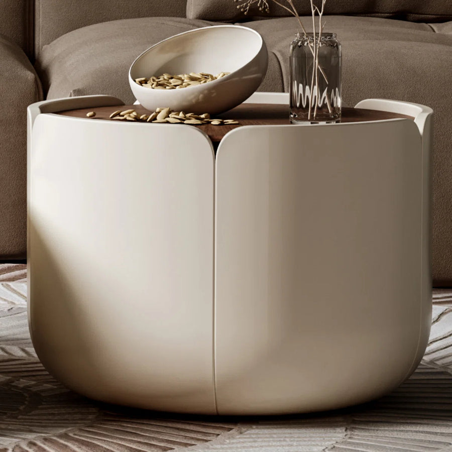 Sorella Modern Petal Coffee Table Set of 2 with Storage, image 6