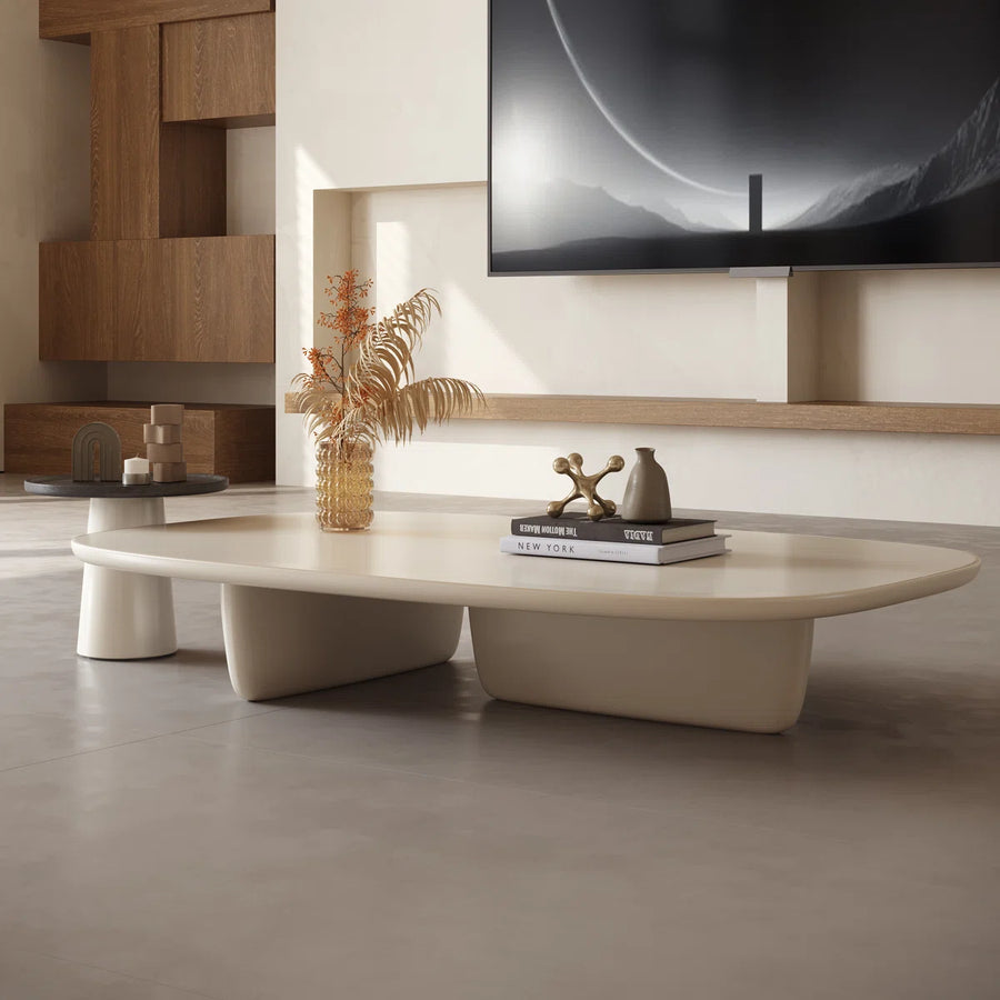 Lunara Modern Oval Nesting Coffee Table Set of 2