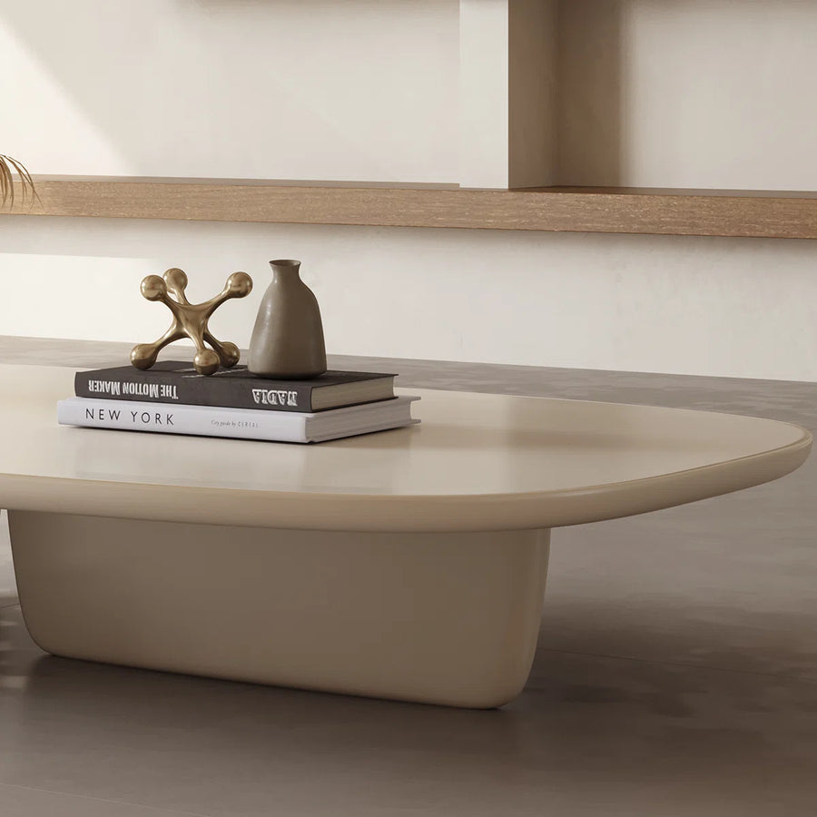 Lunara Modern Oval Nesting Coffee Table Set of 2, image 6