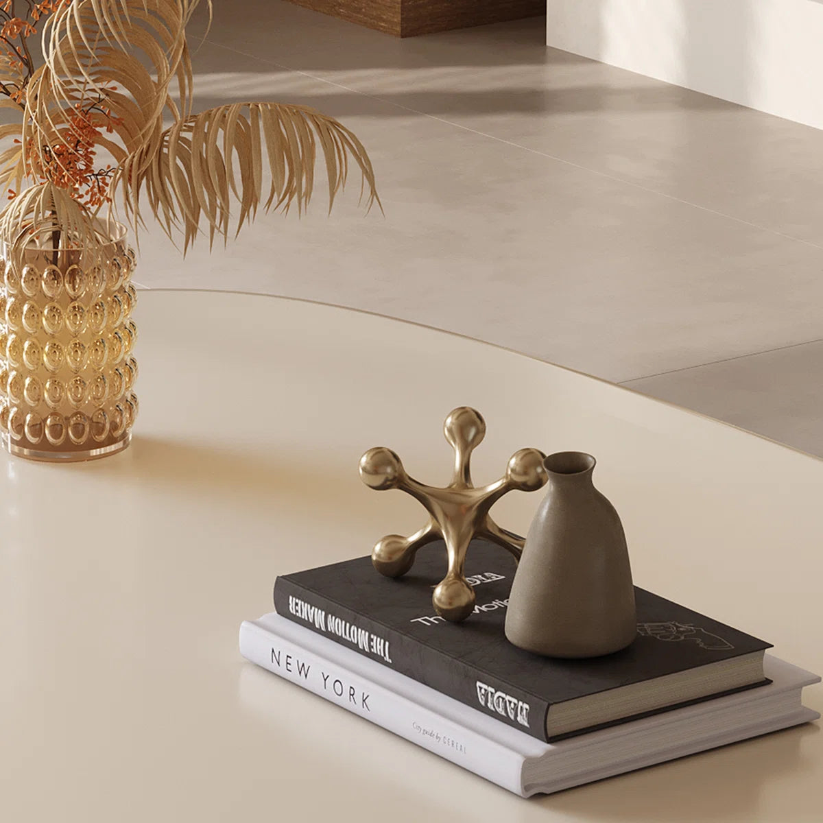Lunara Modern Oval Nesting Coffee Table Set of 2, image 8