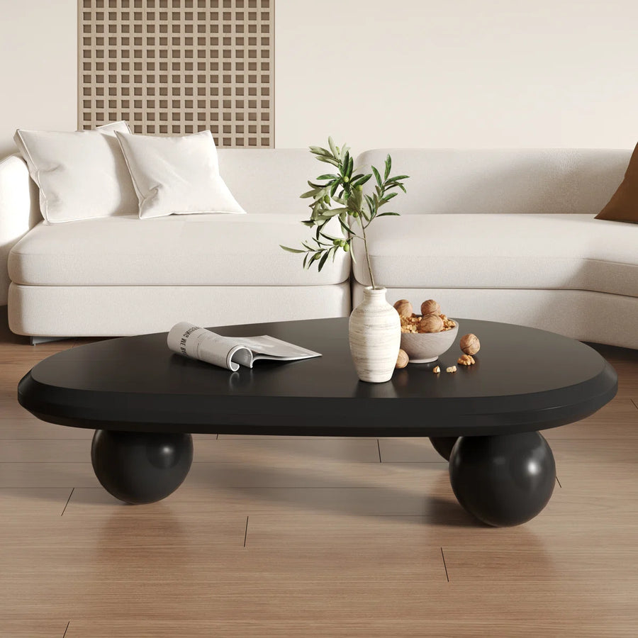 Orelis Modern Organic Oval Coffee Table, image 4