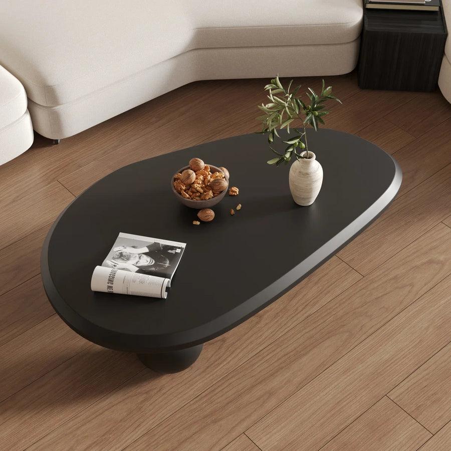 Orelis Modern Organic Oval Coffee Table, image 5