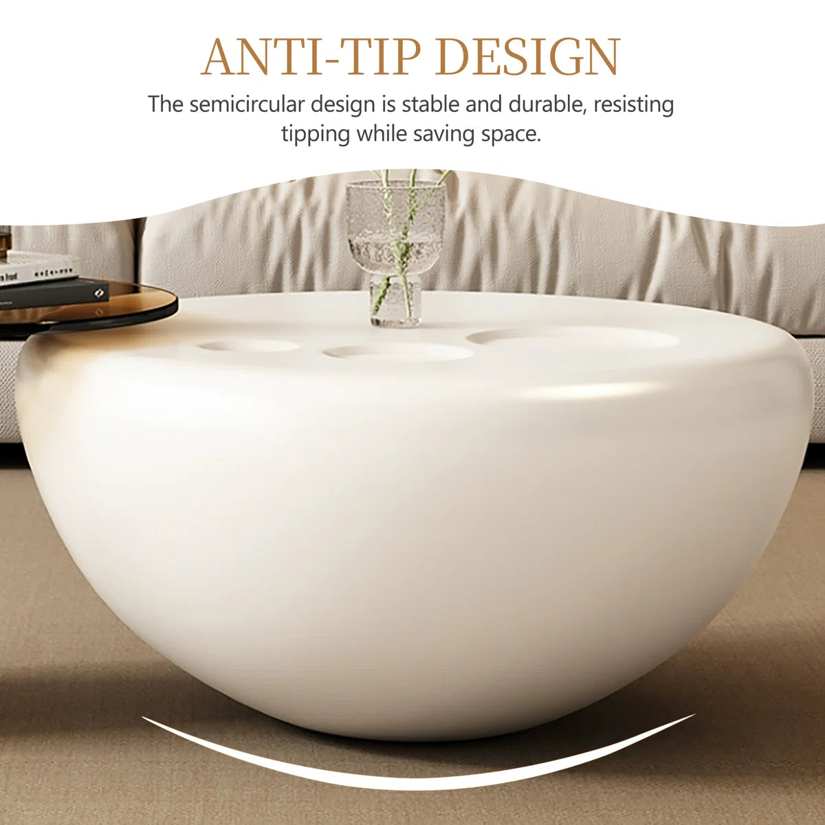 Solvane Modern Nesting Coffee Table Set of 2, image 7