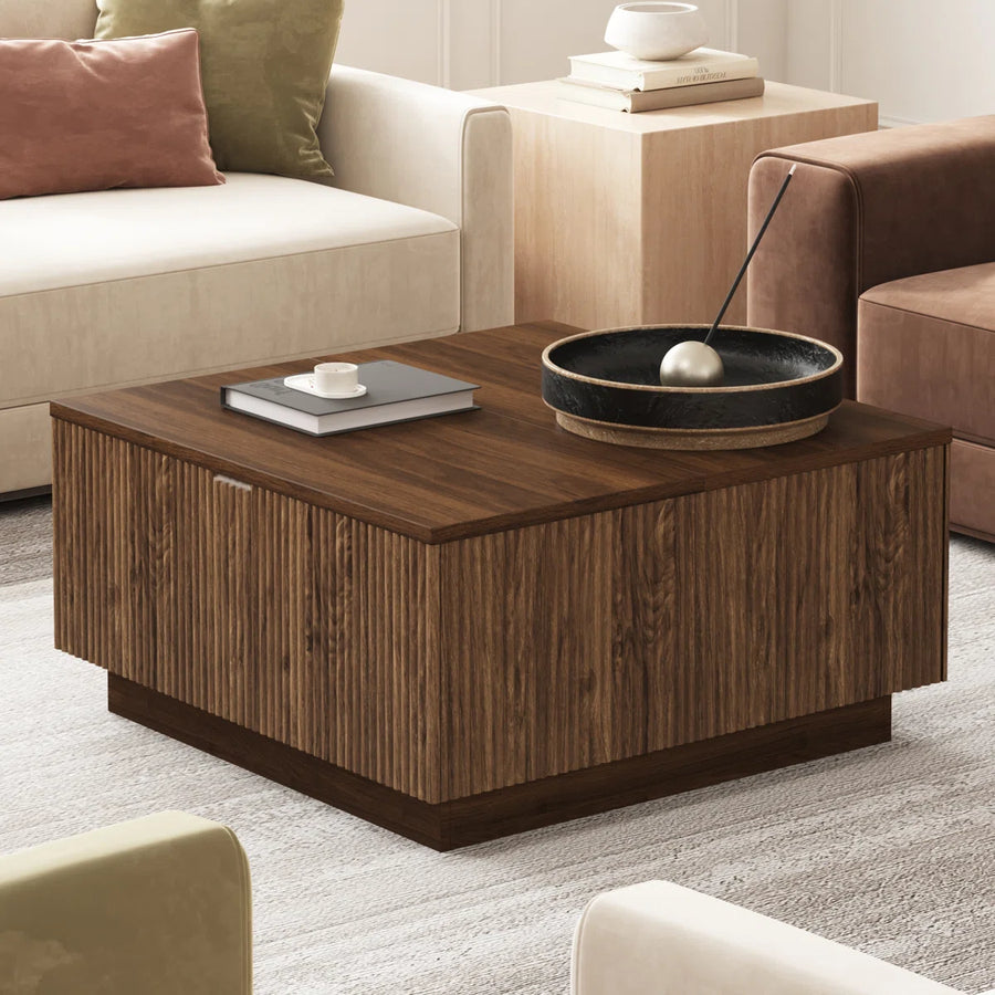 Aria 31.5" Farmhouse Lift-Top Coffee Table with Storage, image 8