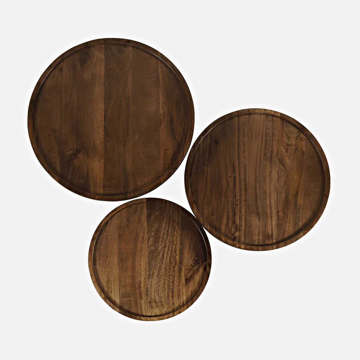 Miro 3-Piece Solid Wood Nesting Table Set, image 3