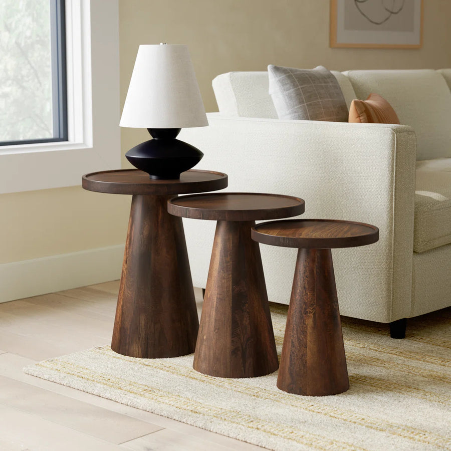 Miro 3-Piece Solid Wood Nesting Table Set, image 6