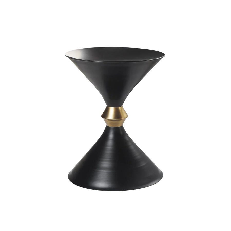 Veyro Handcrafted Iron Accent Table | Modern Black Side Table, image 2
