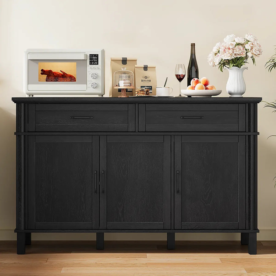 Marcellis Modern 2-Drawer Buffet Sideboard with Adjustable Shelves, image 4