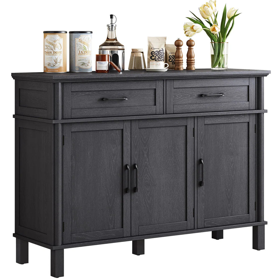 Marcellis Modern 2-Drawer Buffet Sideboard with Adjustable Shelves, image 7