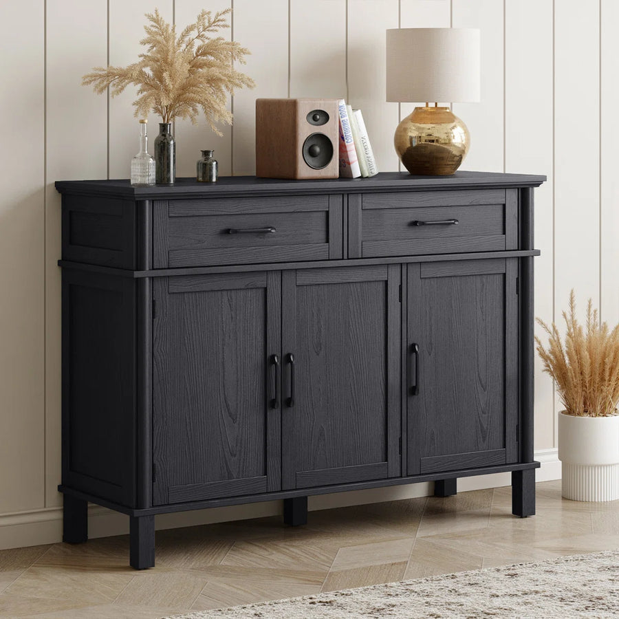 Marcellis Modern 2-Drawer Buffet Sideboard with Adjustable Shelves, image 10