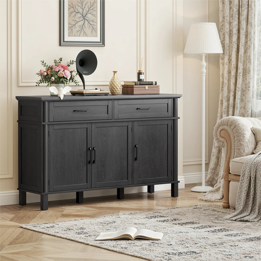 Marcellis Modern 2-Drawer Buffet Sideboard with Adjustable Shelves, image 13
