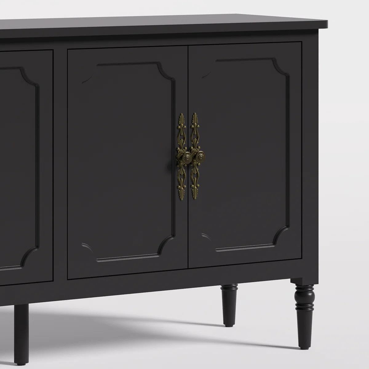 Valmere Modern 4-Door Sideboard with Adjustable Shelves, image 6