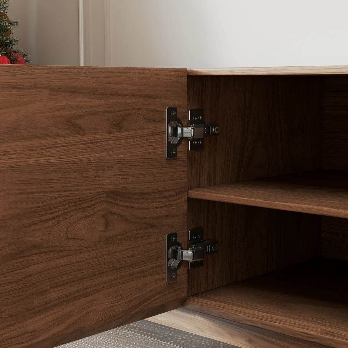 Virello 94.5" Modern TV Stand with 4 Storage Cabinets, image 7