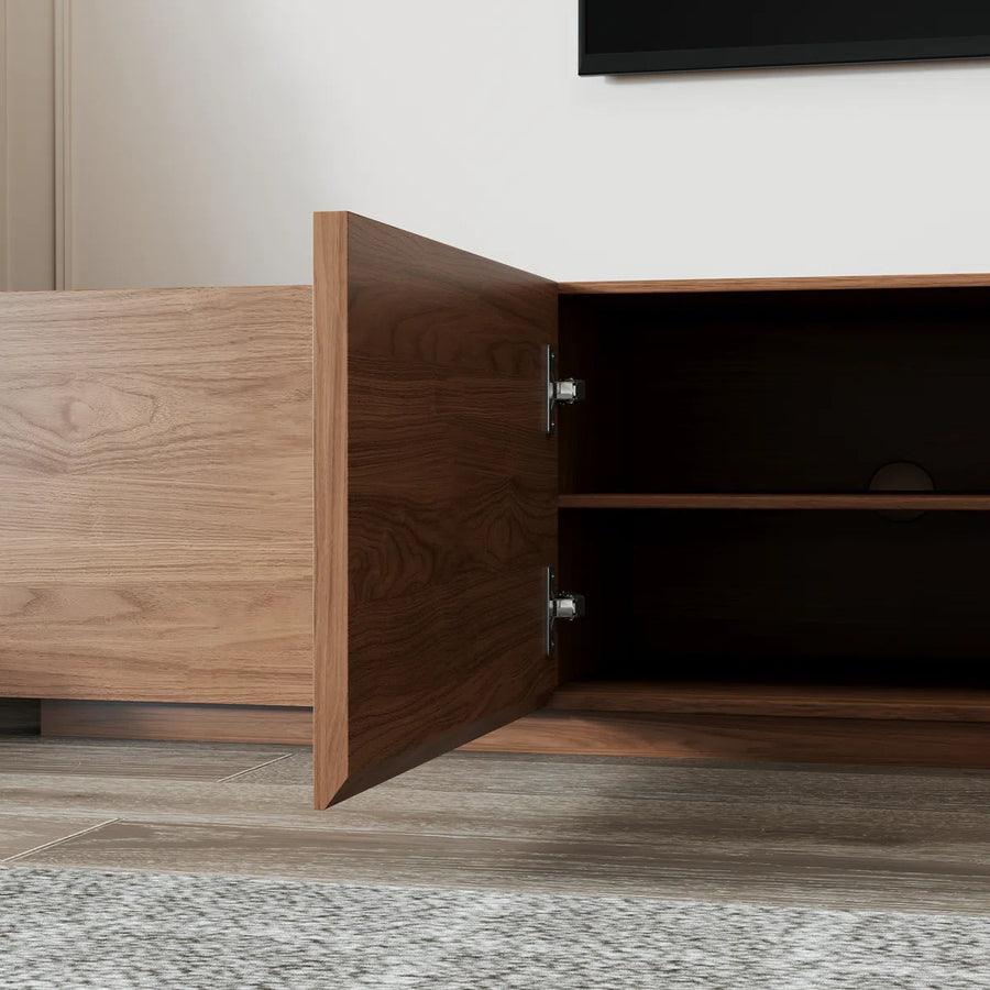 Virello 94.5" Modern TV Stand with 4 Storage Cabinets, image 8