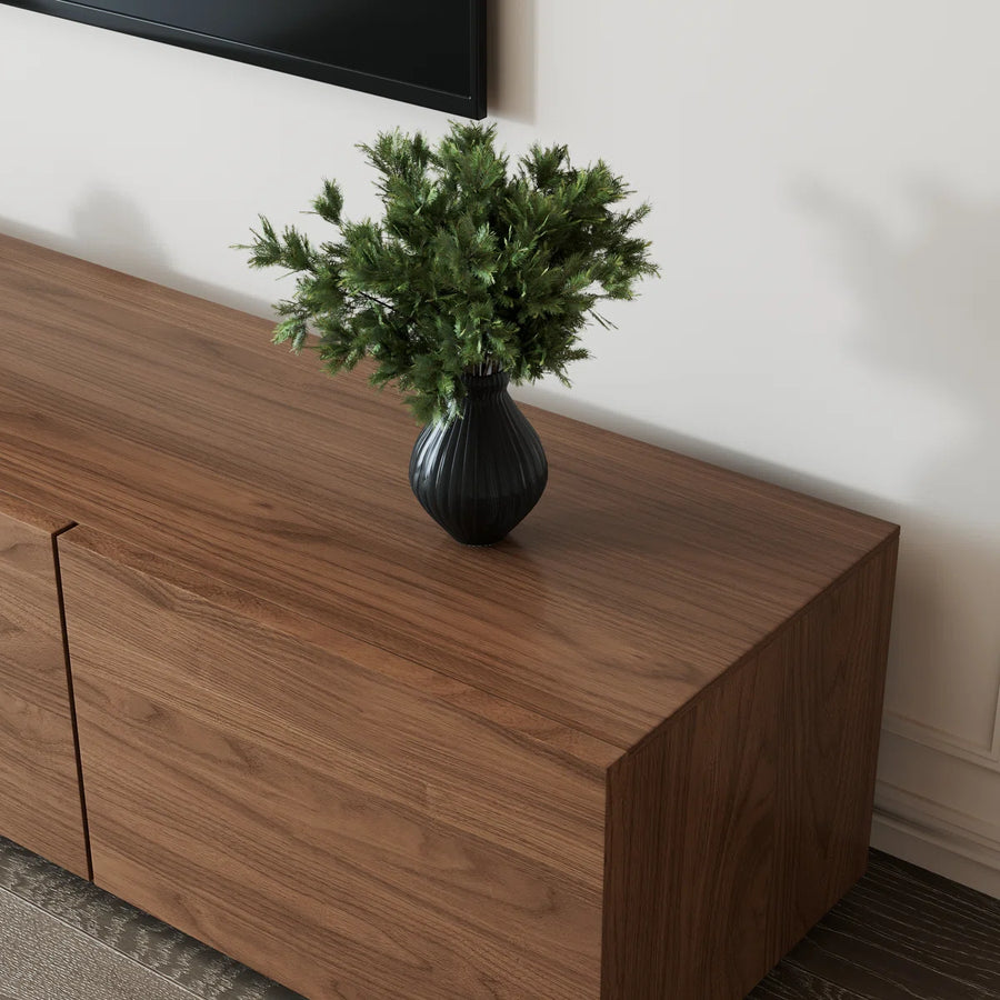 Virello 94.5" Modern TV Stand with 4 Storage Cabinets, image 12