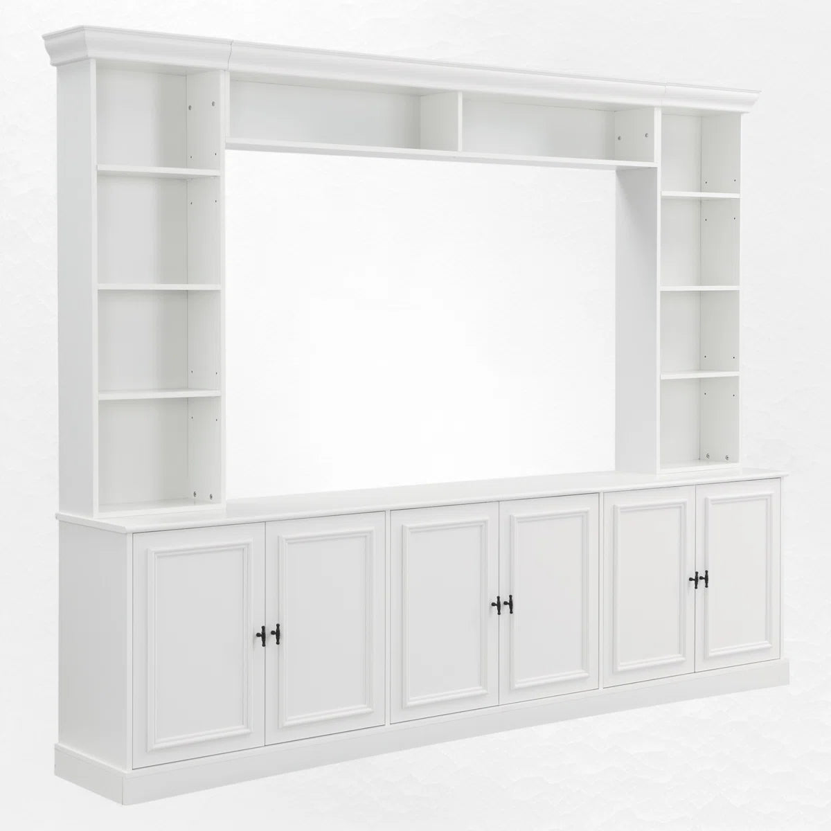 Caldris 97.4" Mid-Century 4-Piece Entertainment Center, image 8