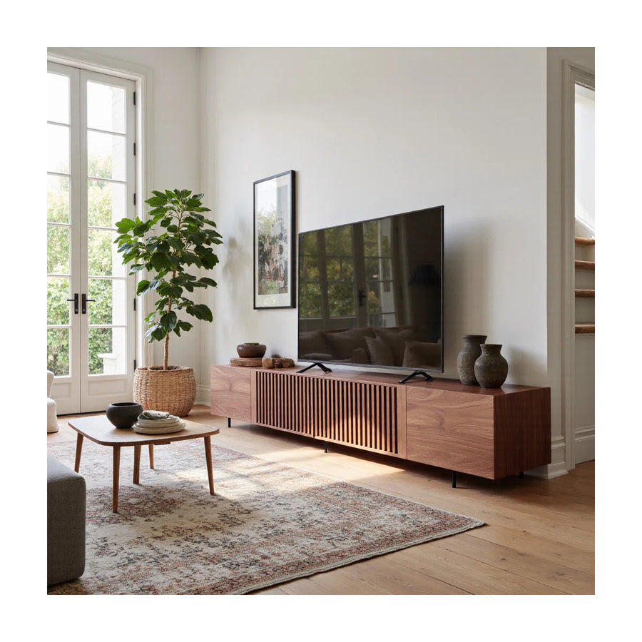 Marvello Mid-Century Modern TV Stand with Storage, image 13