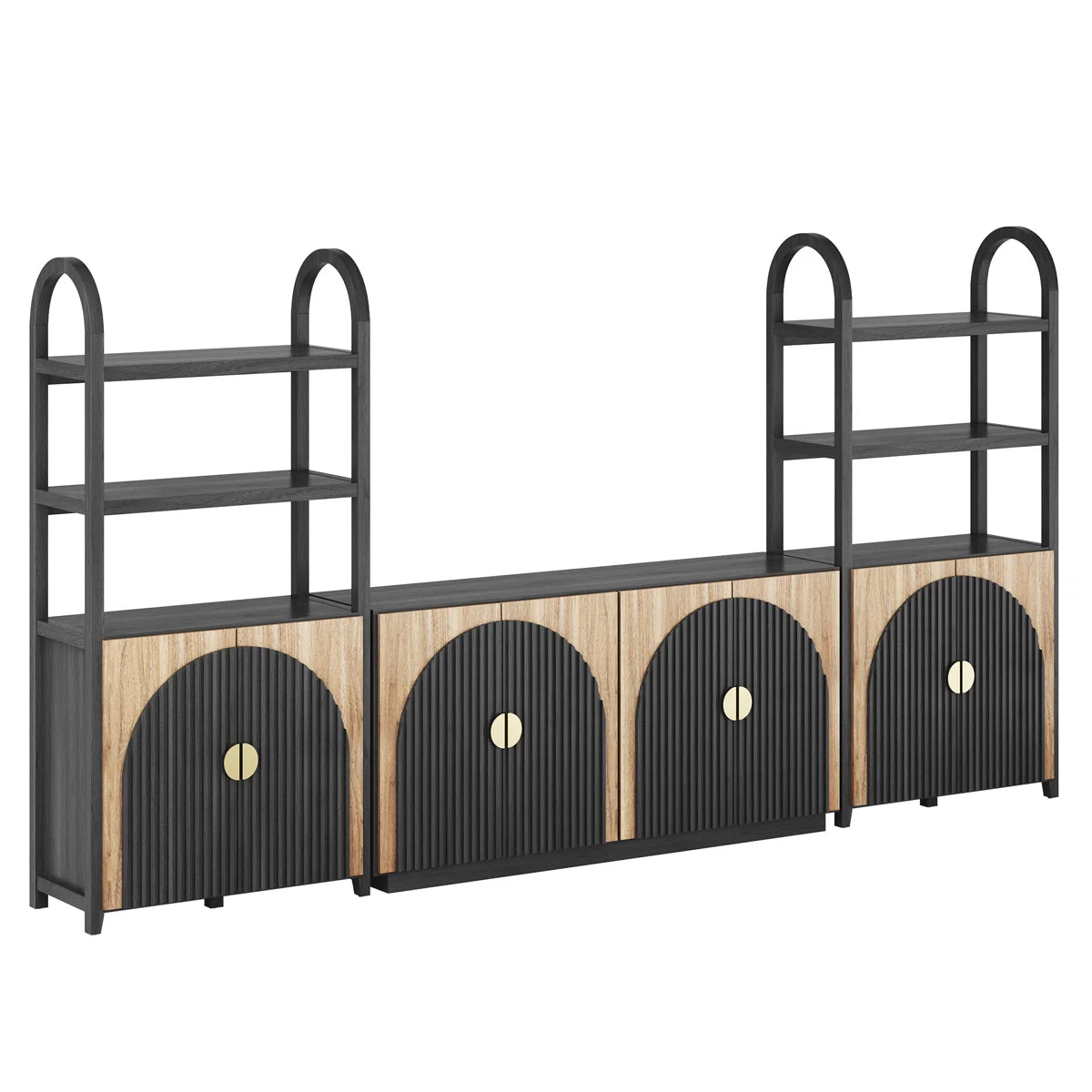 Cavelle 4-Piece Modular TV Entertainment Center, image 6