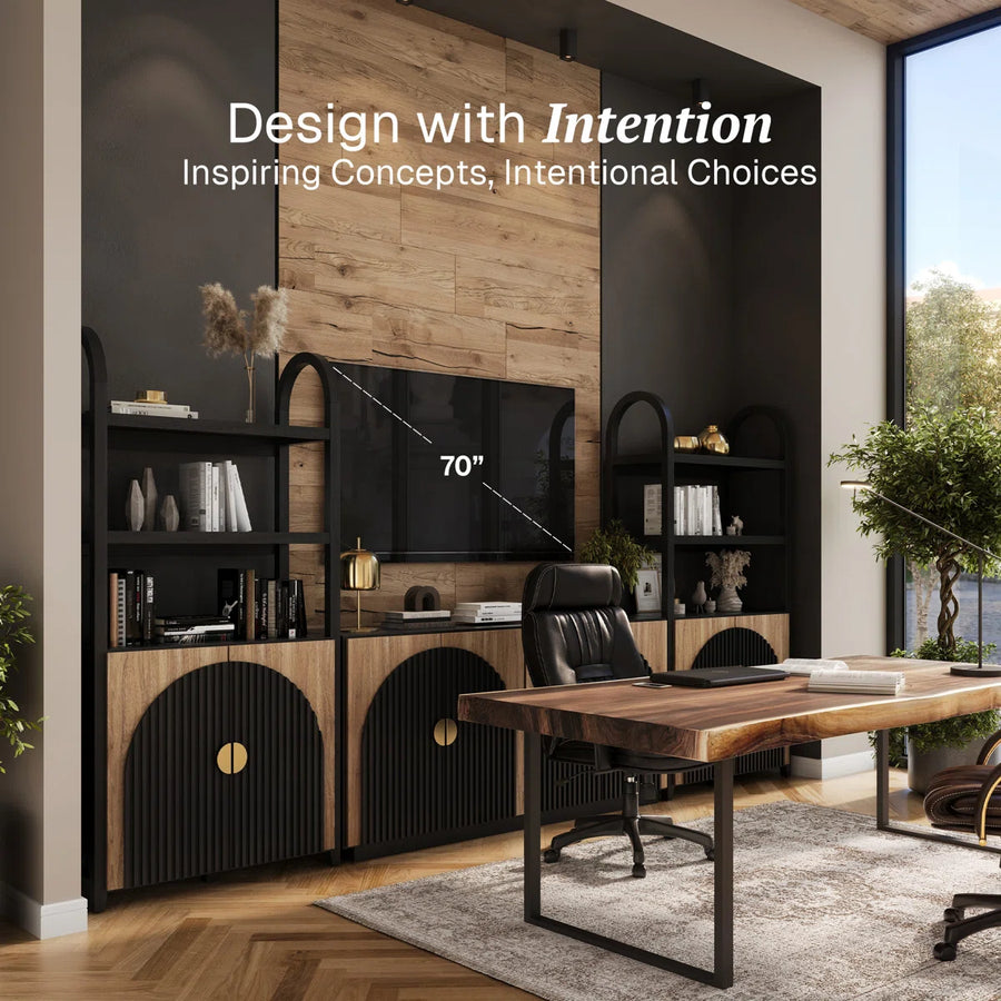 Cavelle 4-Piece Modular TV Entertainment Center, image 4