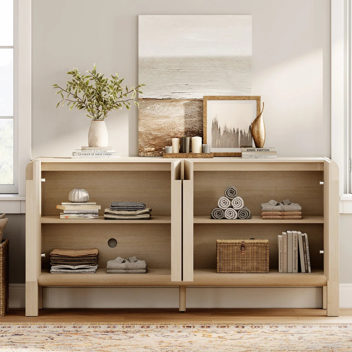 Avero Modern TV Stand & Entertainment Center, image 9