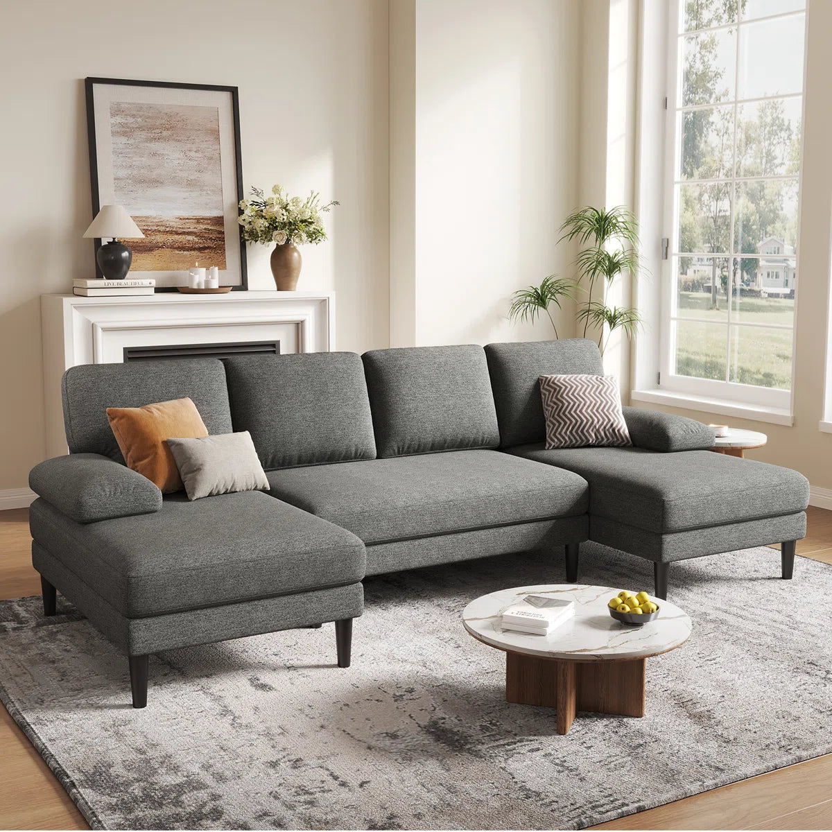 Harmony U-Shape Sectional Sofa, image 14