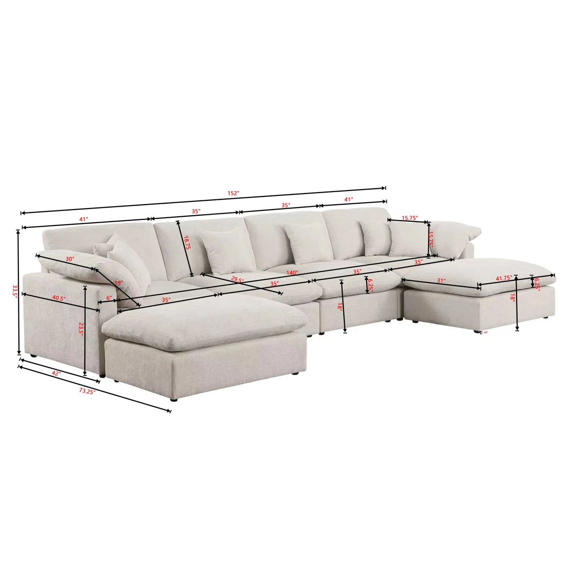 Drift Modular Sectional Sofa, image 2