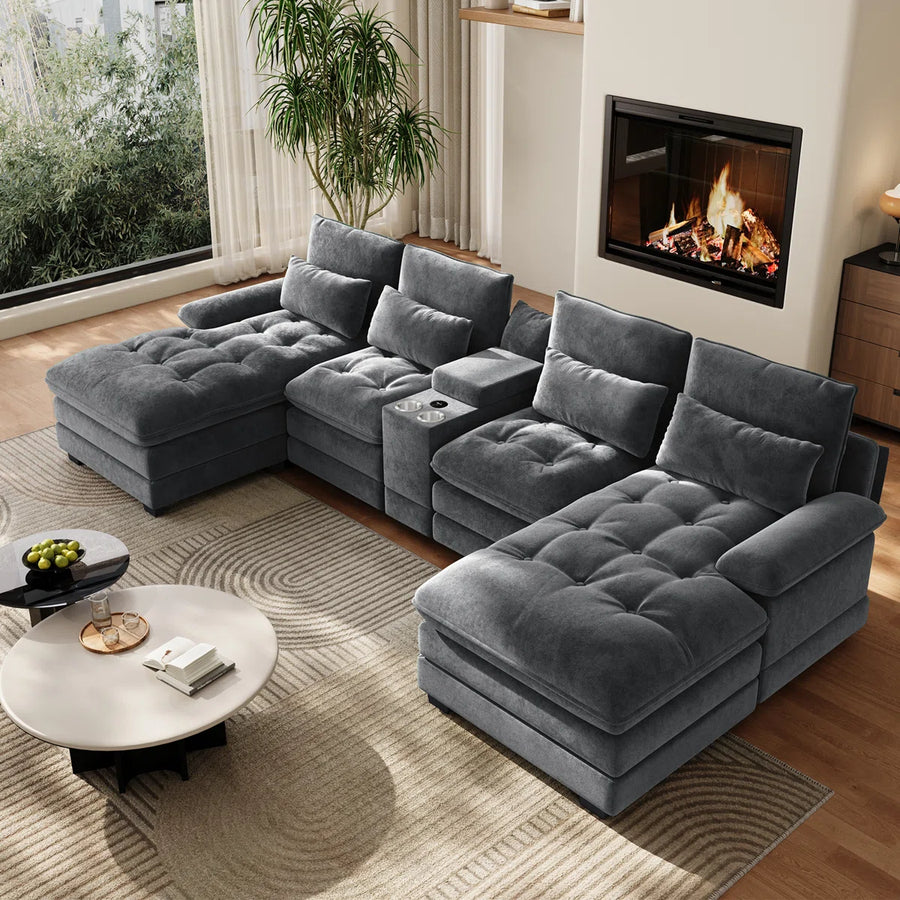 Nexus Entertainment Sectional Sofa