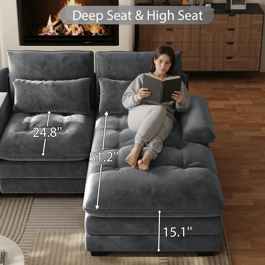 Nexus Entertainment Sectional Sofa, image 3