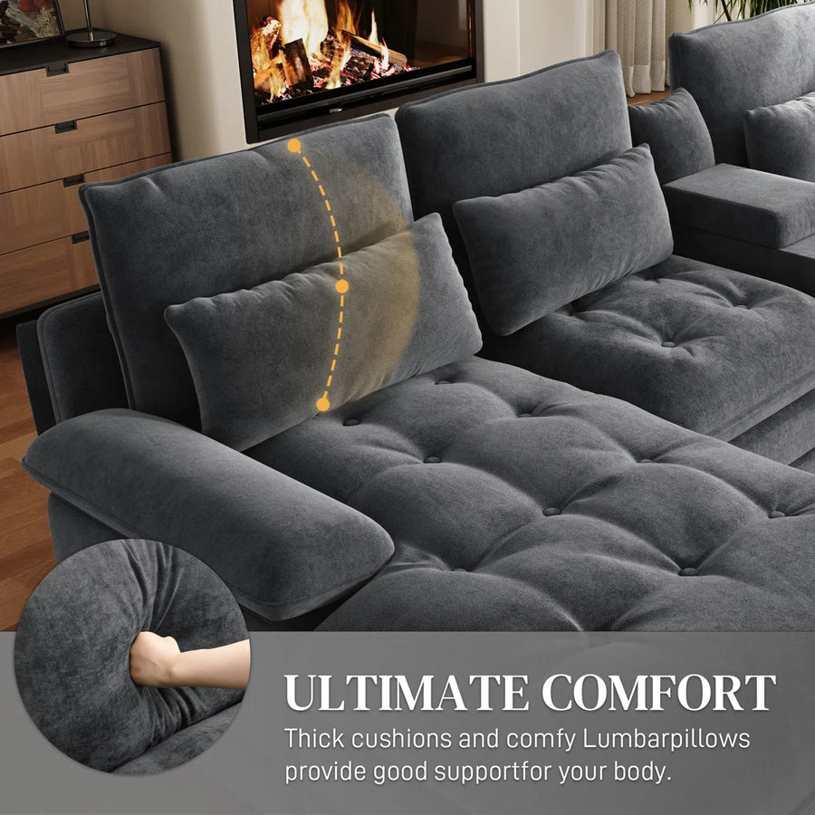 Nexus Entertainment Sectional Sofa, image 5