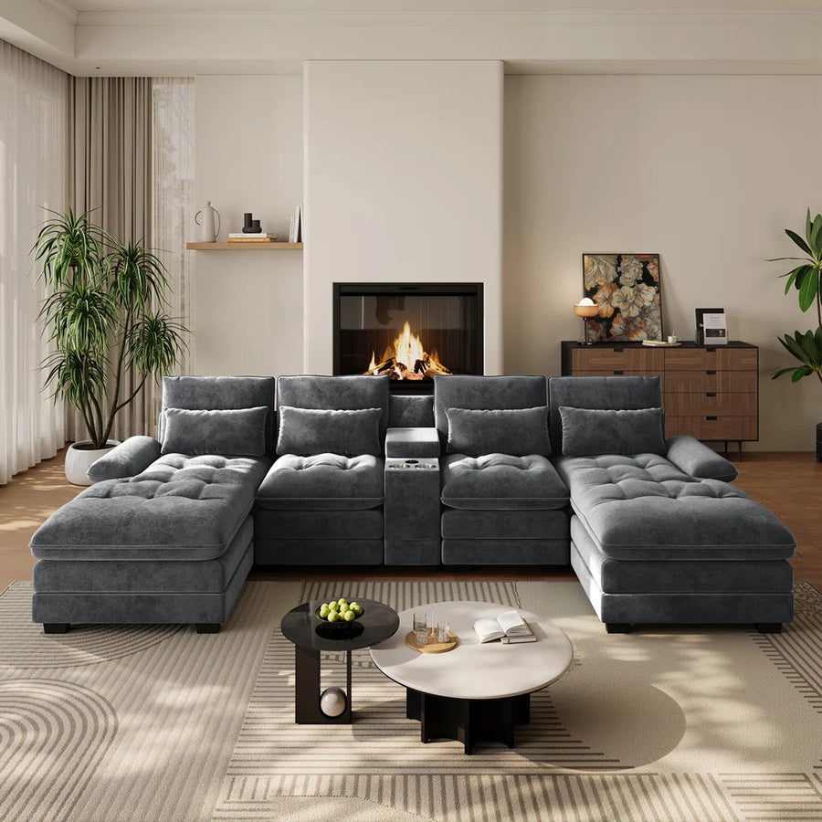 Nexus Entertainment Sectional Sofa, image 8