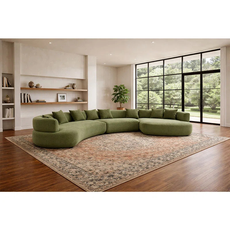 Verona Curve Sectional Sofa