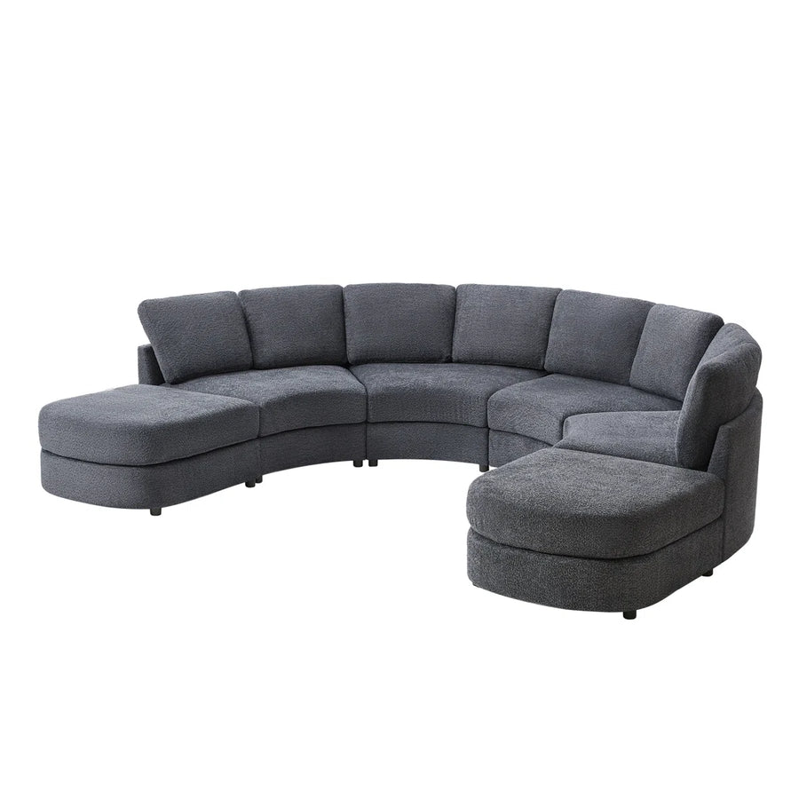 Lunaire Curve Sectional Sofa