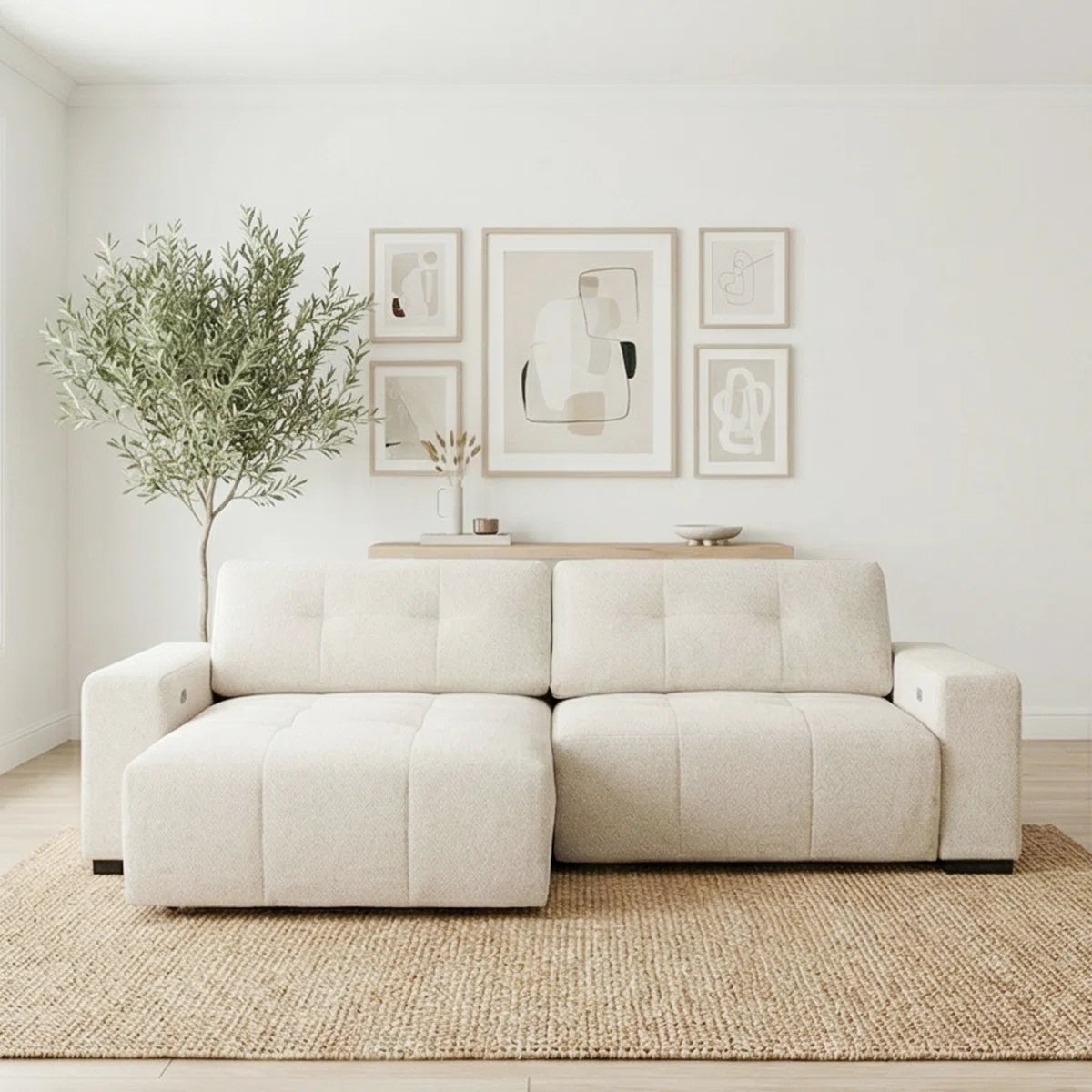 Motion Luxe Power Slider Sofa | 3-Seater Motorized Sofa with USB, image 3
