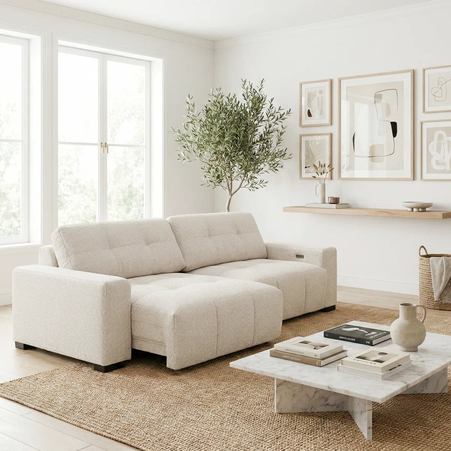 Motion Luxe Power Slider Sofa | 3-Seater Motorized Sofa with USB, image 5