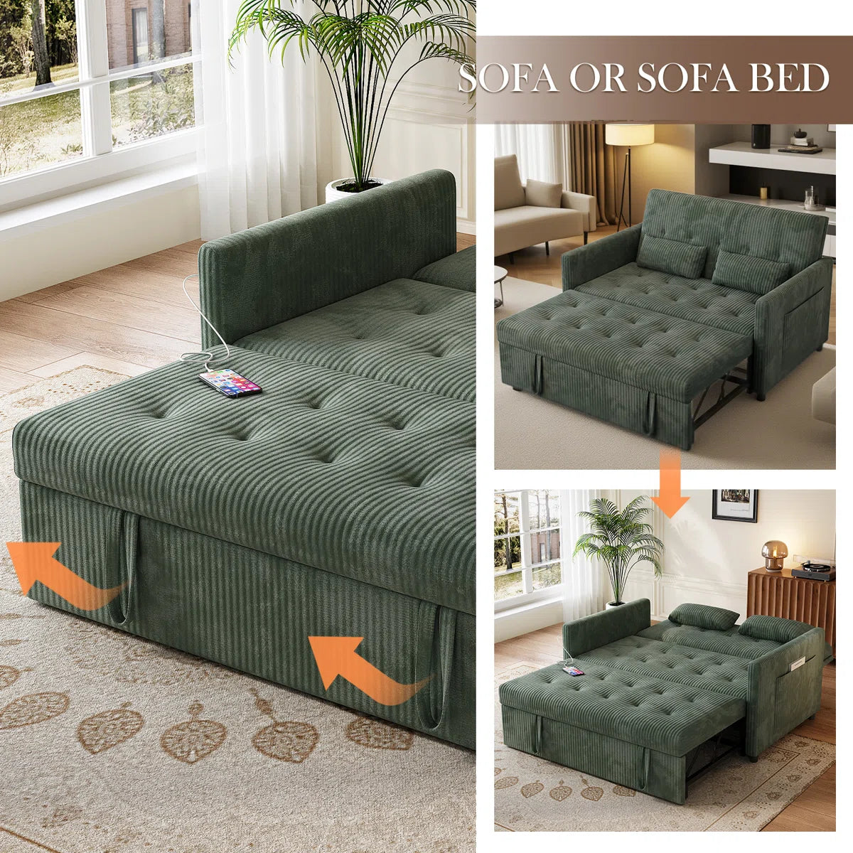Milo Convertible Sofa, image 7