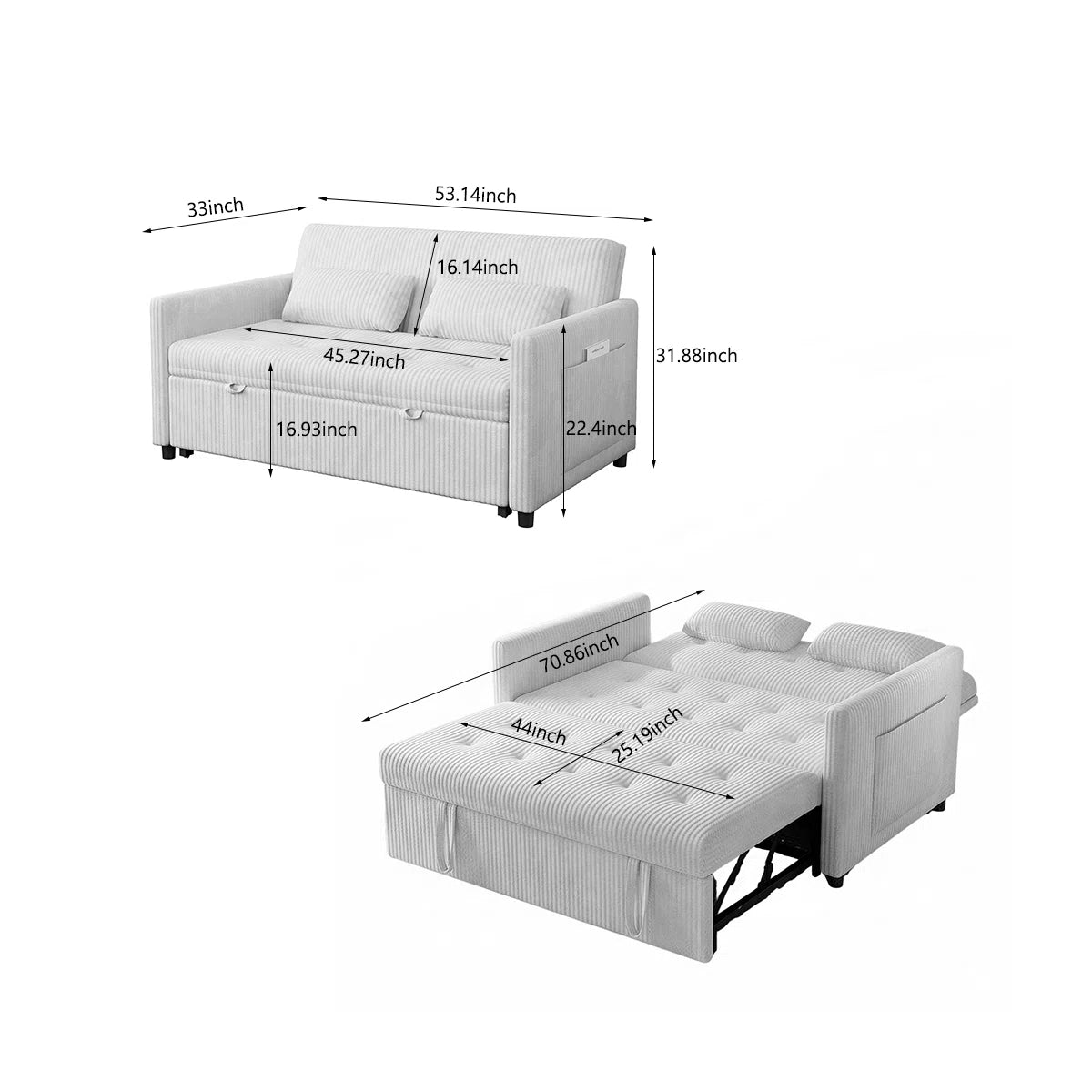Milo Convertible Sofa, image 10