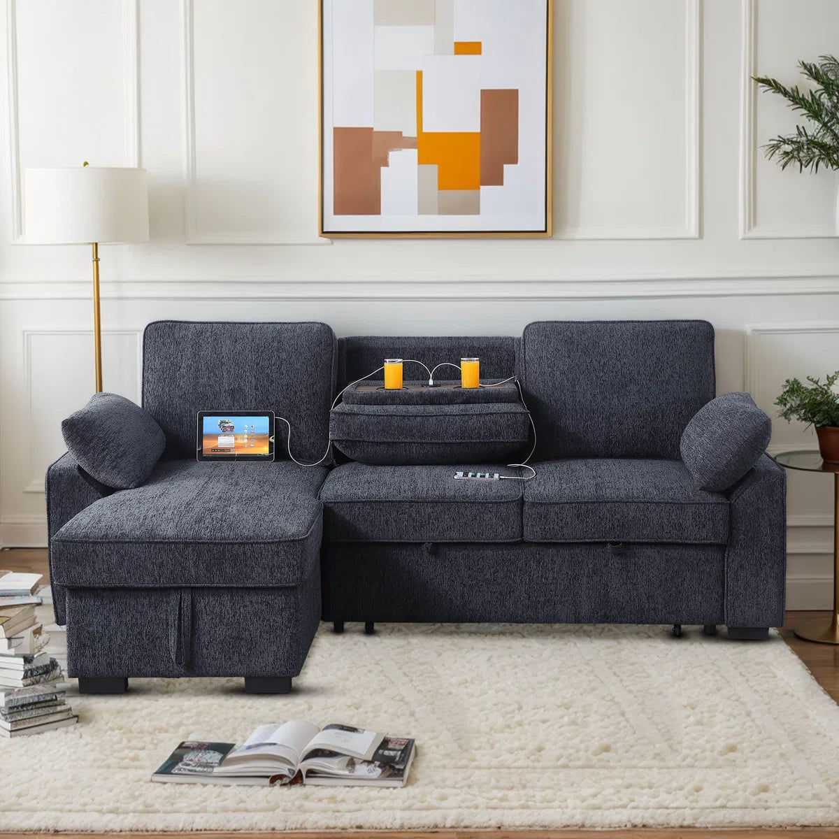Grayson Storage Sleeper Sectional