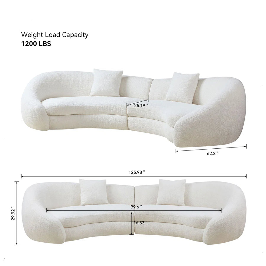 Valencia Curve Sofa Set, image 7
